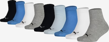 PUMA Athletic Socks in Blue: front