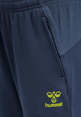 Regular Pantalon de sport Hummel en bleu