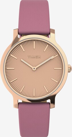 TIMEX Analoog horloge in Roze: voorkant