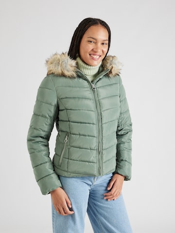 ONLY Winter Jacket in Green: front