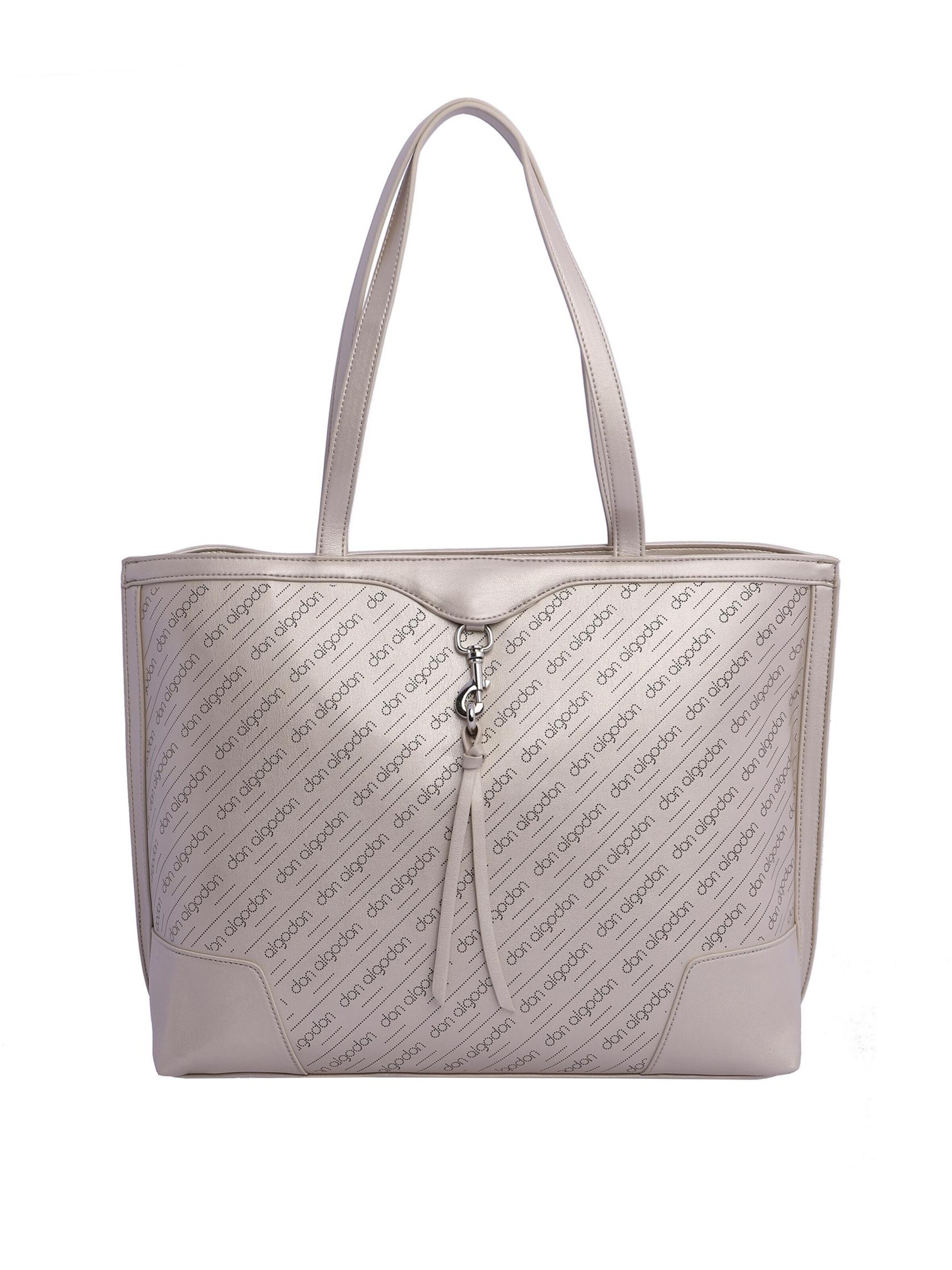 Don Algodon - Shopper 'Bolso shopper para mujer Don Algodon Gema de piel sintética' en beige: frente