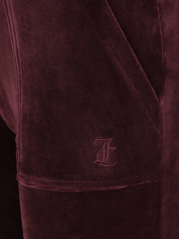 Juicy Couture Petite Flared Broek 'LAYLA' in Rood