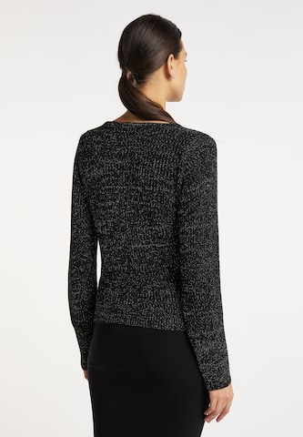 usha BLACK LABEL Strickjacke in Schwarz