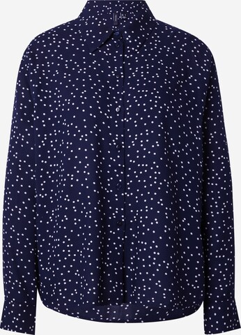 Camicia da donna 'Bumpy' di VERO MODA in blu: frontale