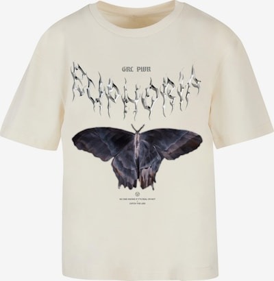 Mister Tee Tričko 'Euphoria' - kámen / světle šedá / černá / barva bílé vlny, Produkt