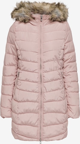 ONLY Winter Coat in Pink: front
