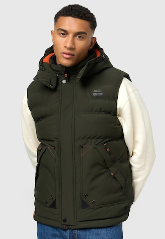 Gilet 'Egoor' di STONE HARBOUR in verde