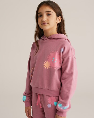 WE Fashion Majica | roza barva: sprednja stran