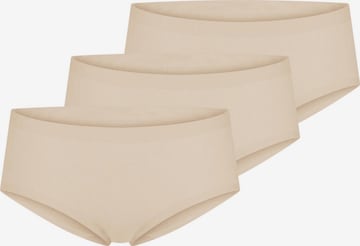 SCHIESSER Boyshorts 'Invisible Cotton' in Beige: front