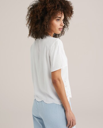 Chemisier WE Fashion en blanc