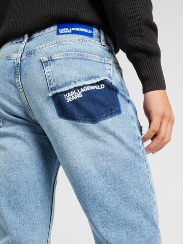 KARL LAGERFELD JEANS Tapered Jeans in Blauw