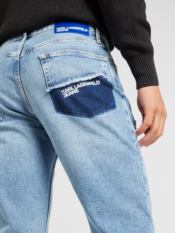 KARL LAGERFELD JEANS - Tapered Calças de ganga em azul