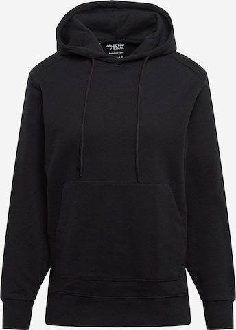 Sweat-shirt 'Jackson' SELECTED HOMME en noir : devant