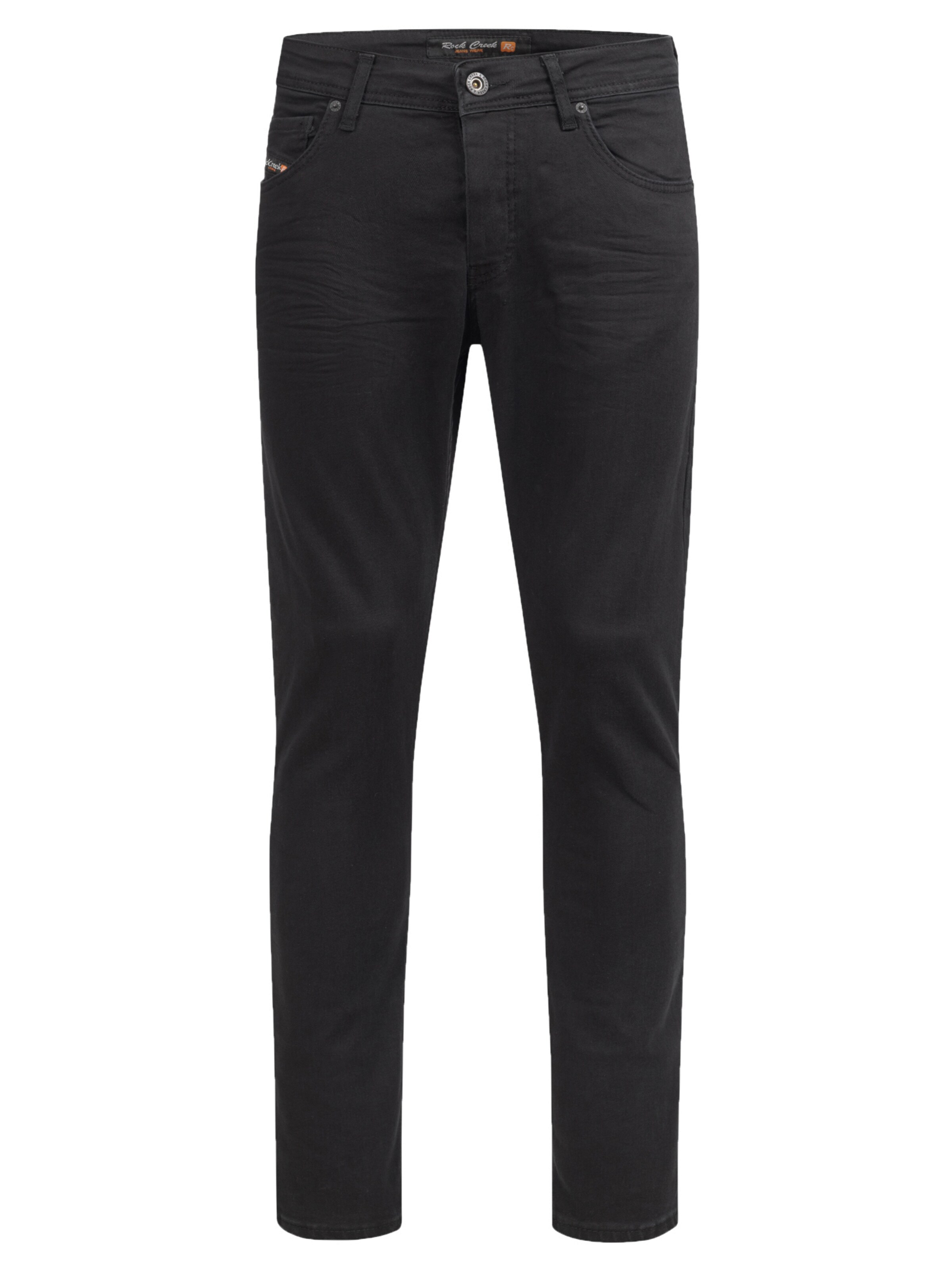 Rock Creek Slim fit Jeans in Black: front