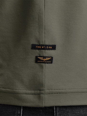 PME Legend T-shirt 'PME LEGEND - T-shirt with logo' i grön