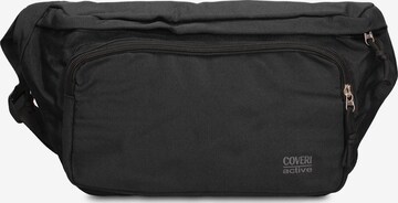 Marsupio 'Marsupio Uomo Vegan Leather con Zip e Tracolla Regolabile' di Coveri Collection in nero: frontale