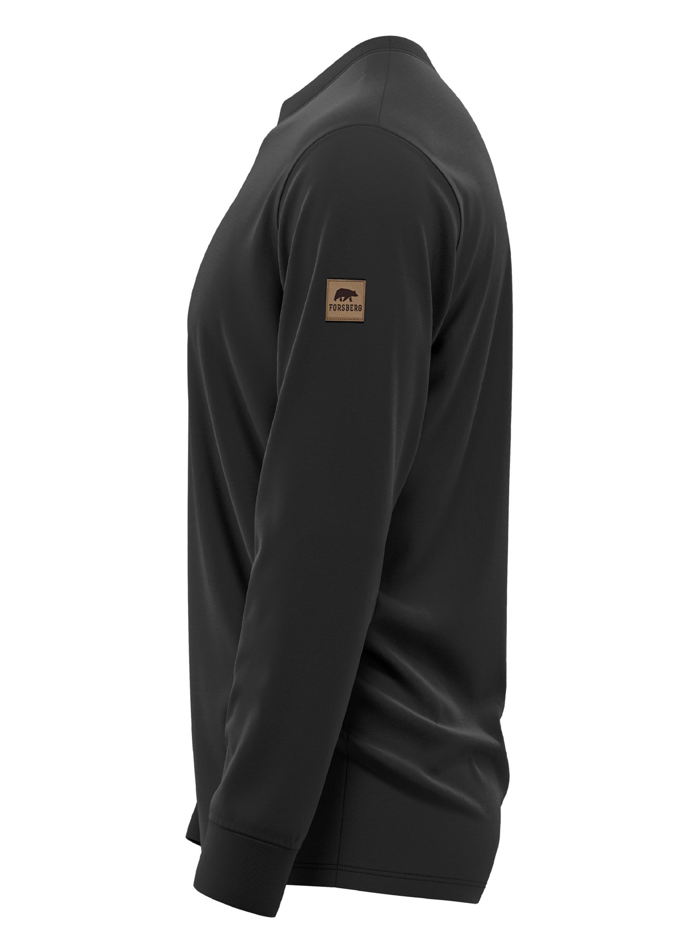 FORSBERG Sweatshirt in Black