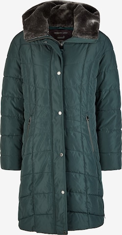 Barbara Lebek Wintermantel in Grün: Vorderseite