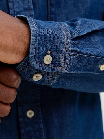 Regular fit Camicia 'JJEBROOK' di JACK & JONES in blu