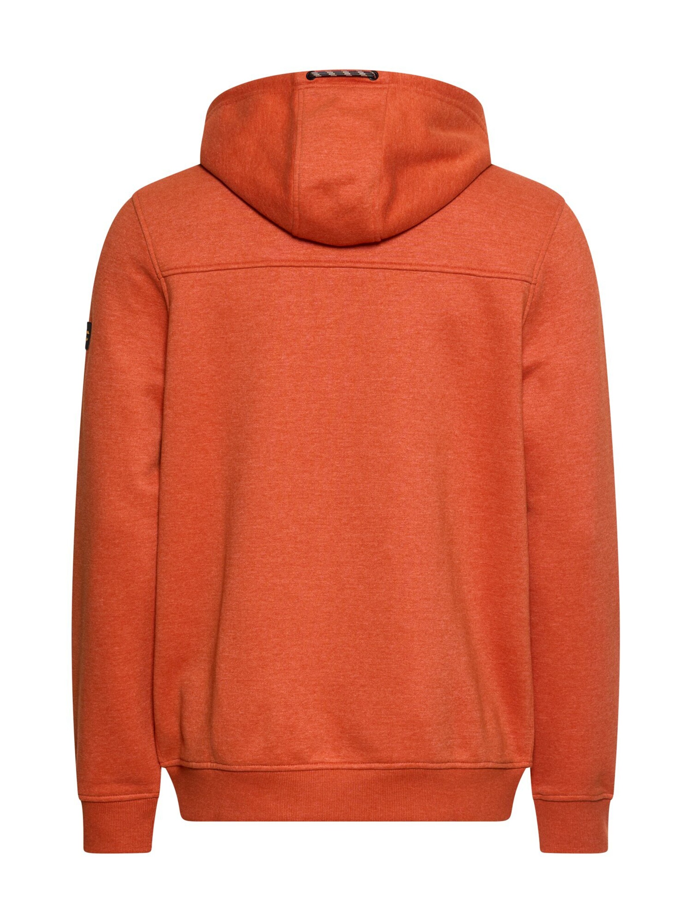 CAMEL ACTIVE Zip-Up Hoodie in Orange