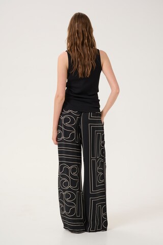 My Essential Wardrobe Wide Leg Hose in Schwarz