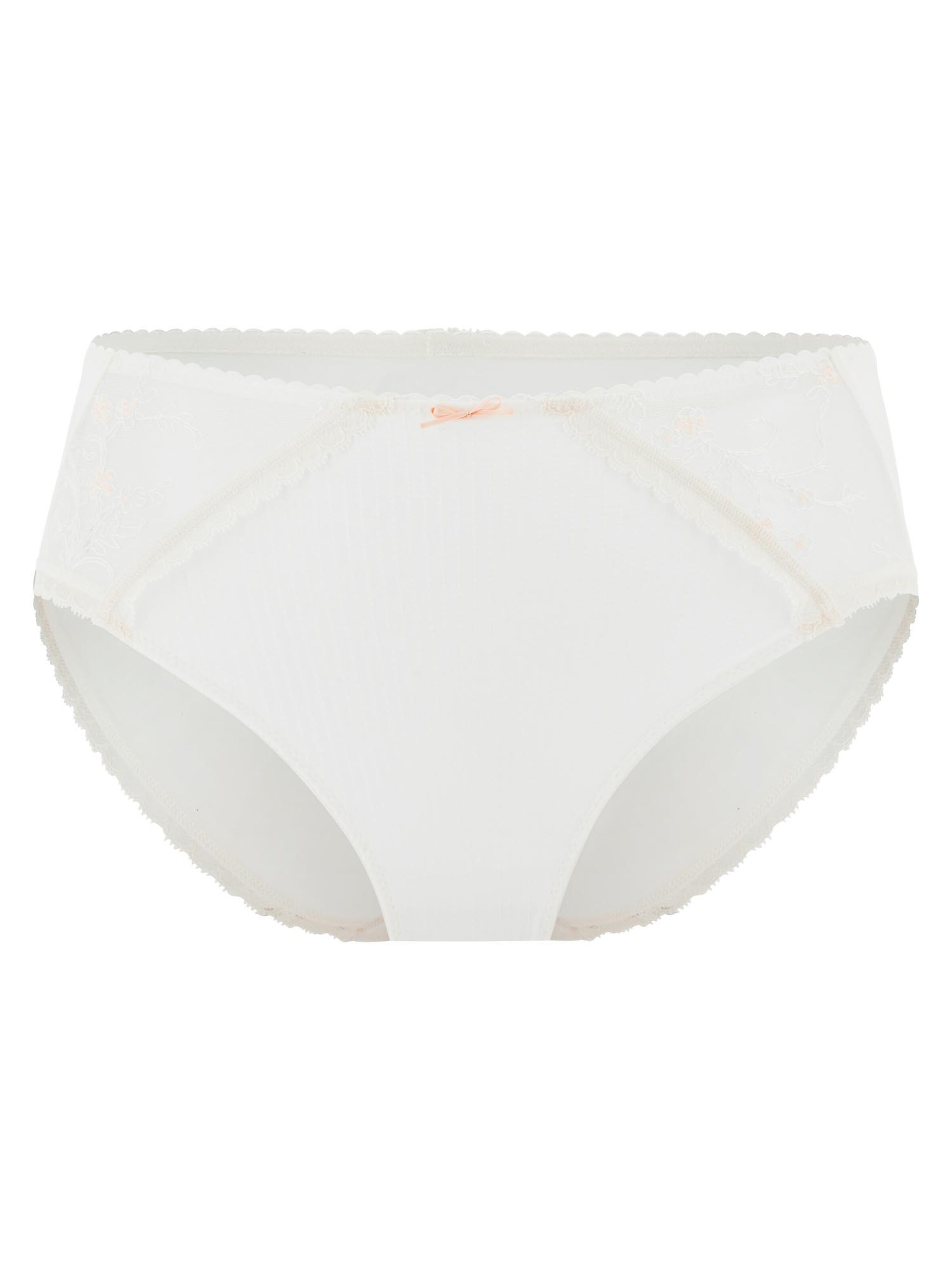 Conturelle Panty 'Mille Fleurs' in Beige: front