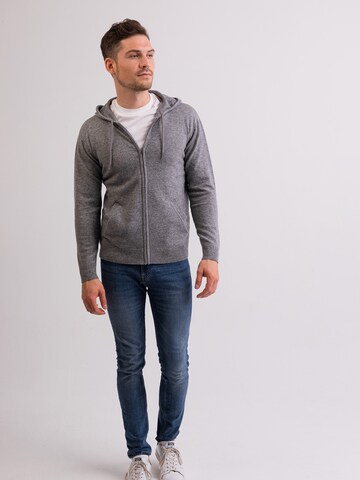 CASH-MERE.CH Knit cardigan in Grey