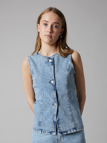 Gilet LMTD en bleu : devant