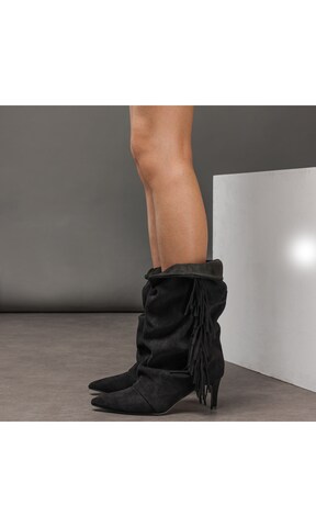 Ital-Design Boots in Black: front