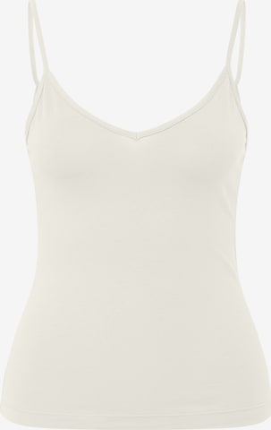 QS Shirt in Beige: voorkant