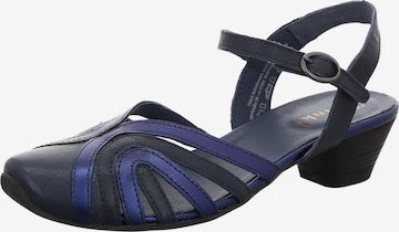 THINK! Sandale 'Aida' in Blau: Vorderseite