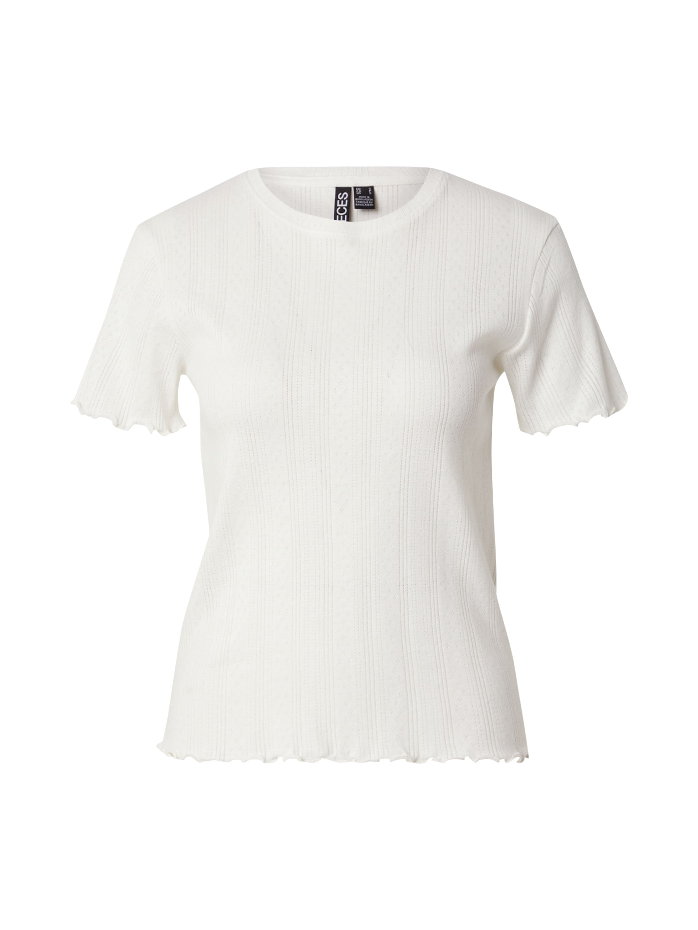 balts PIECES T-Krekls: no priekšpuses