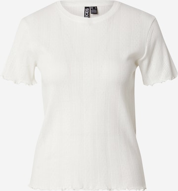 Maglietta di PIECES in bianco: frontale