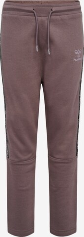 Hummel Regular Pants in Brown: front