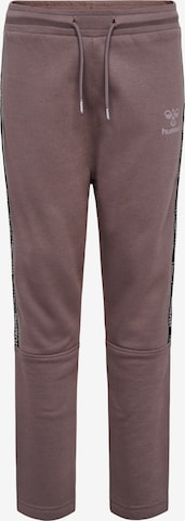 Hummel Regular Pants in Brown: front