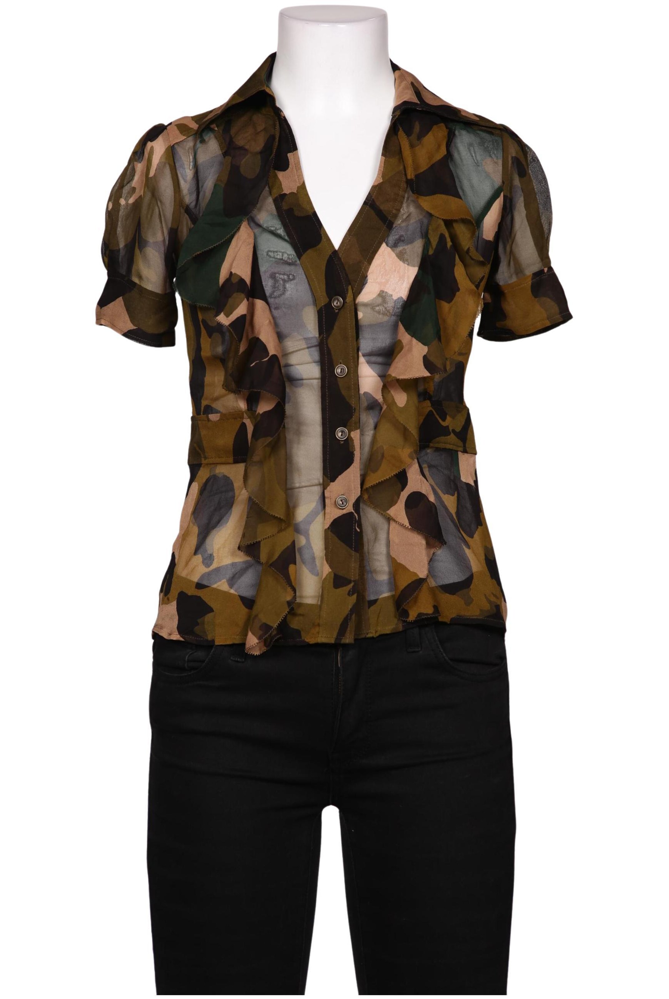 Diane von Furstenberg Bluse in XXS in grün, Produktansicht