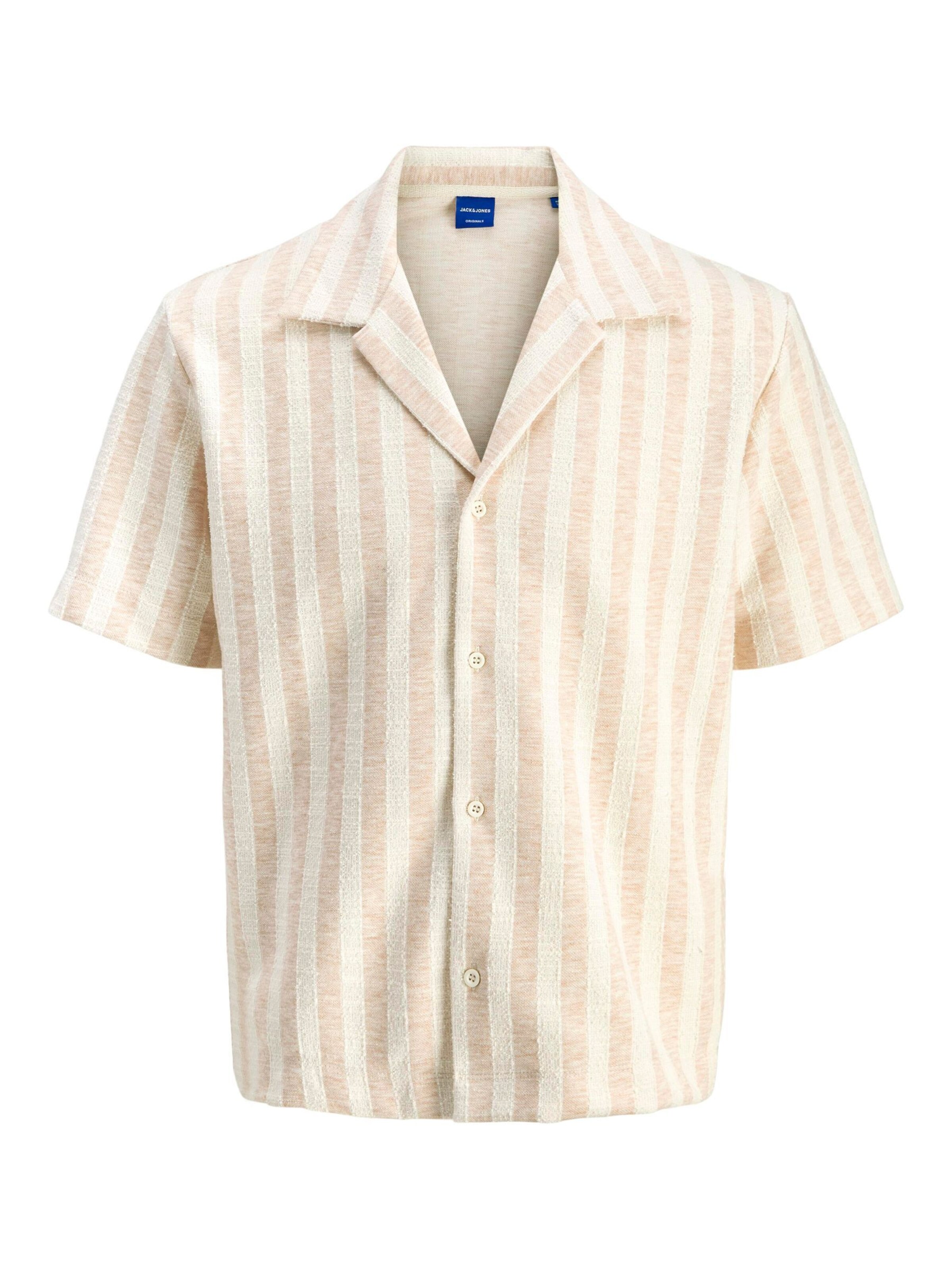 Camicia JACK & JONES di colore beige / cappuccino, Visualizzazione prodotti