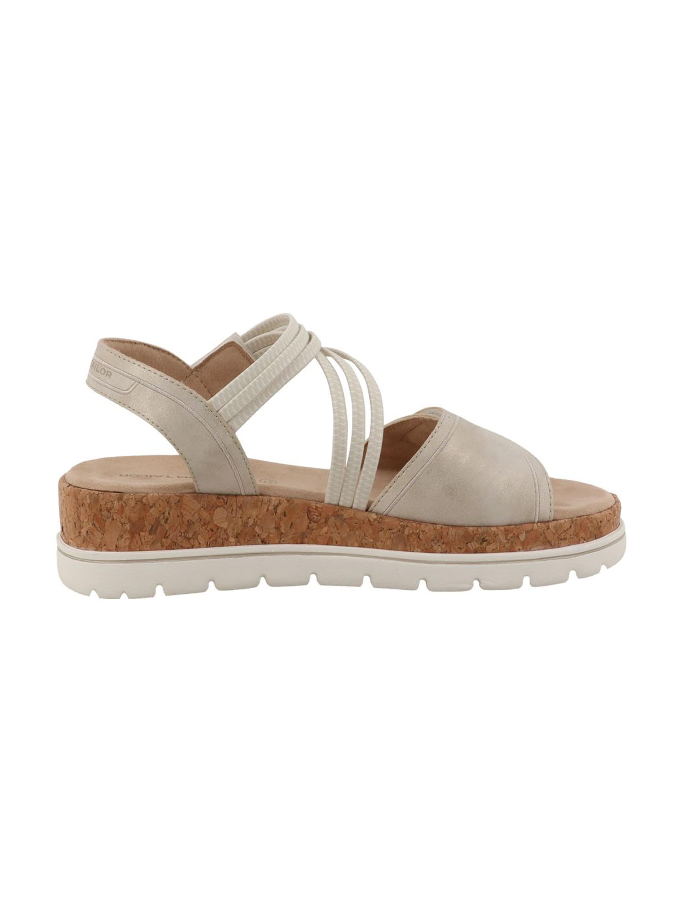 TOM TAILOR Сандали в бежово