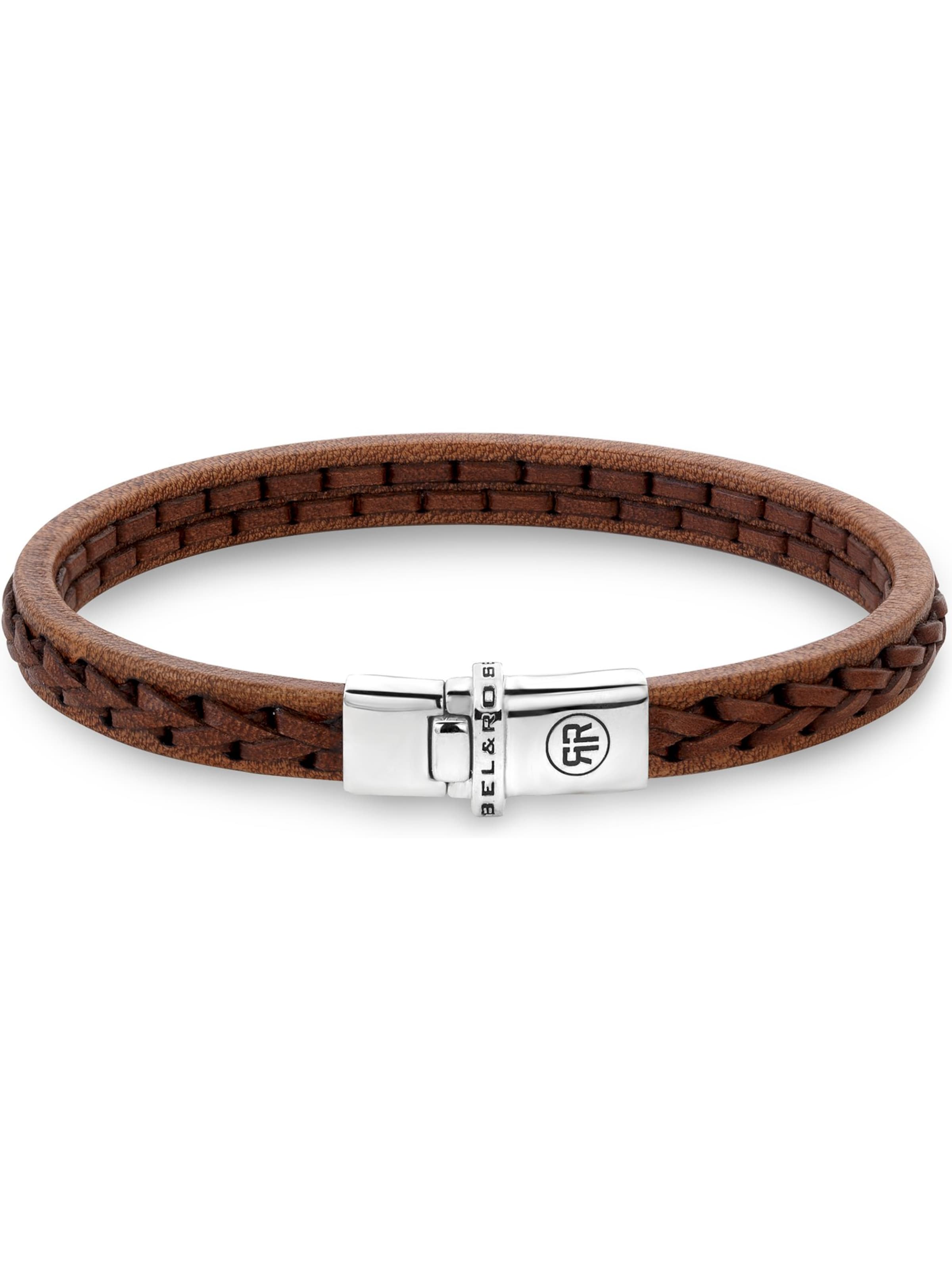 Rebel & Rose Bracelet in Brown: front