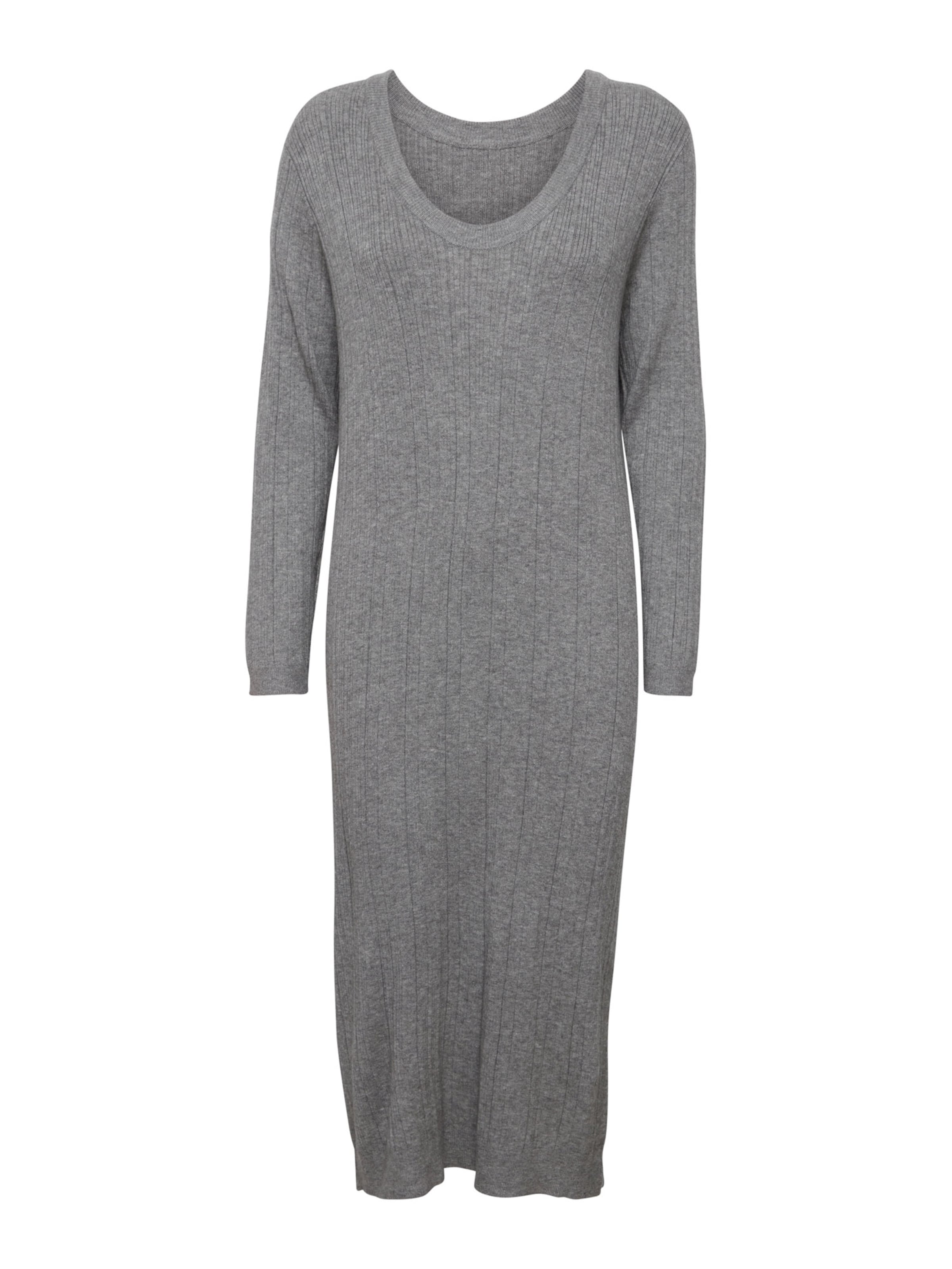 ICHI Kötött ruhák 'KAVA' - szürke: elől