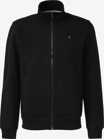 s.Oliver Sweatjacke in Schwarz: Vorderseite