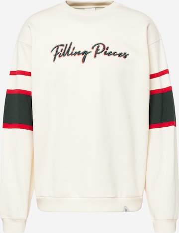 Filling Pieces Sweatshirt in White: front