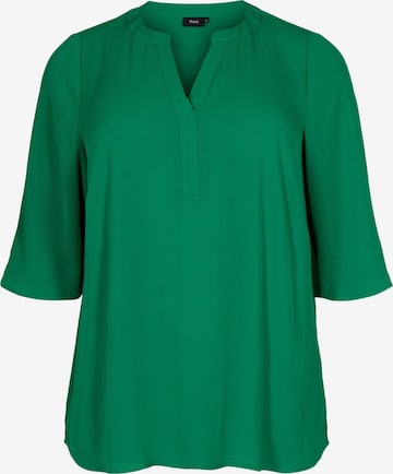 Zizzi Blouse 'EHUIJU' in Green: front