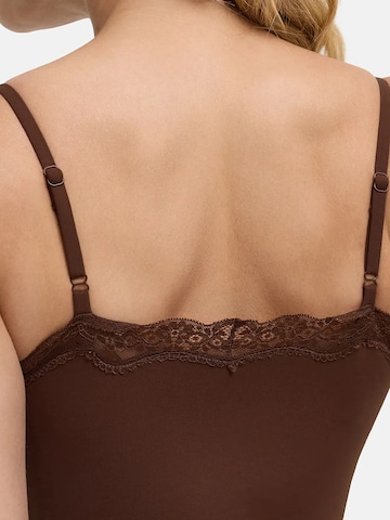 cfab (formerly creamy fabrics) - Body 'Bodysuit String mit Lace' en marrón