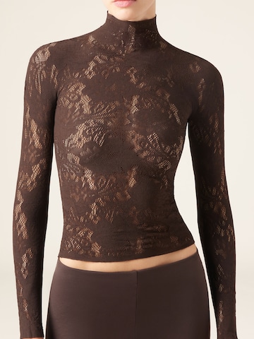 CALZEDONIA Shirt in Braun: Vorderseite