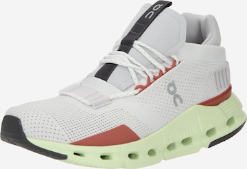 On Running Shoes 'Cloudnova' in White: front