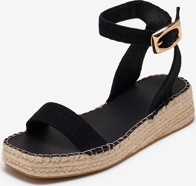 South Beach Sandale in schwarz, Produktansicht