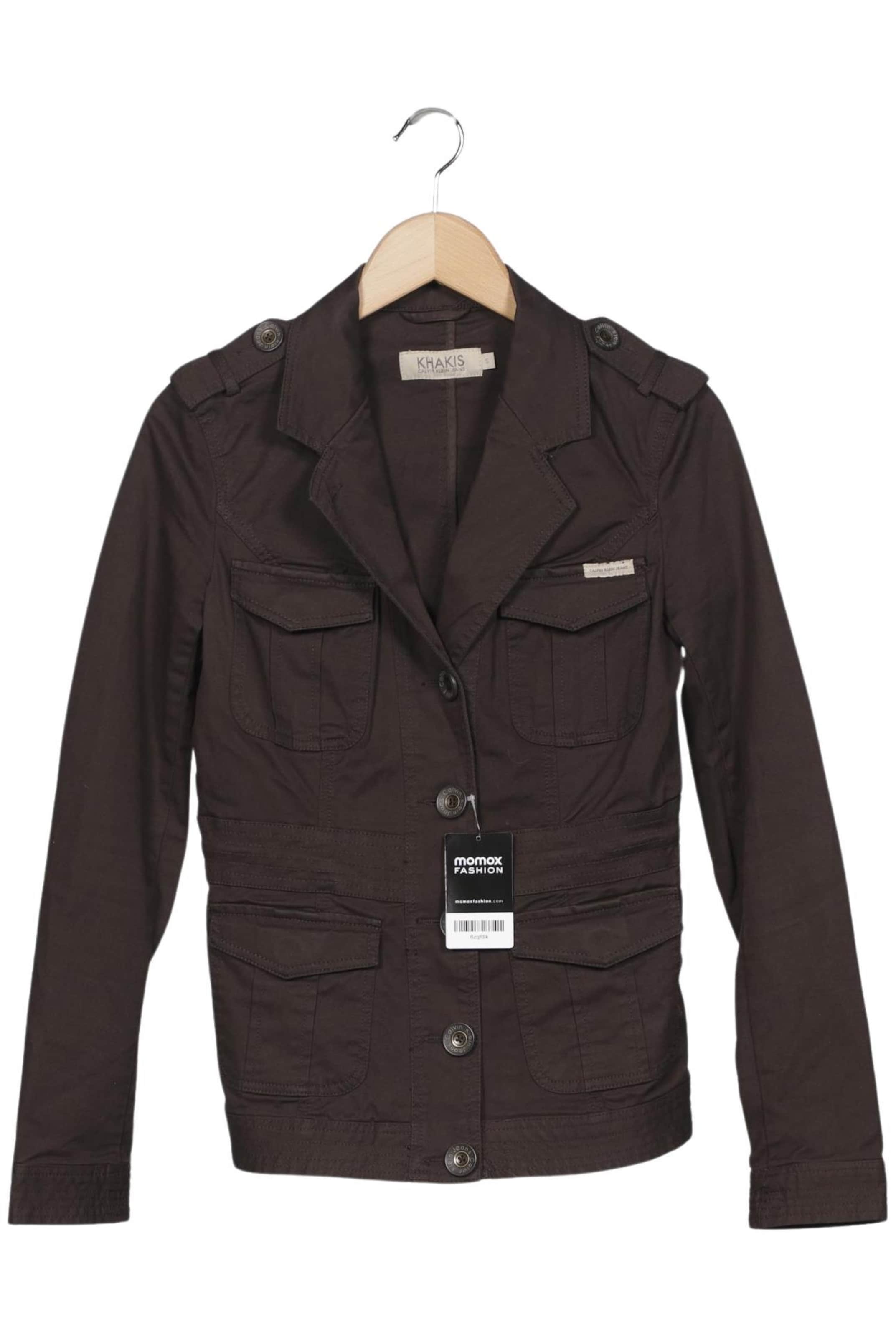 Calvin Klein Jeans Jacke S in Braun: Vorderseite