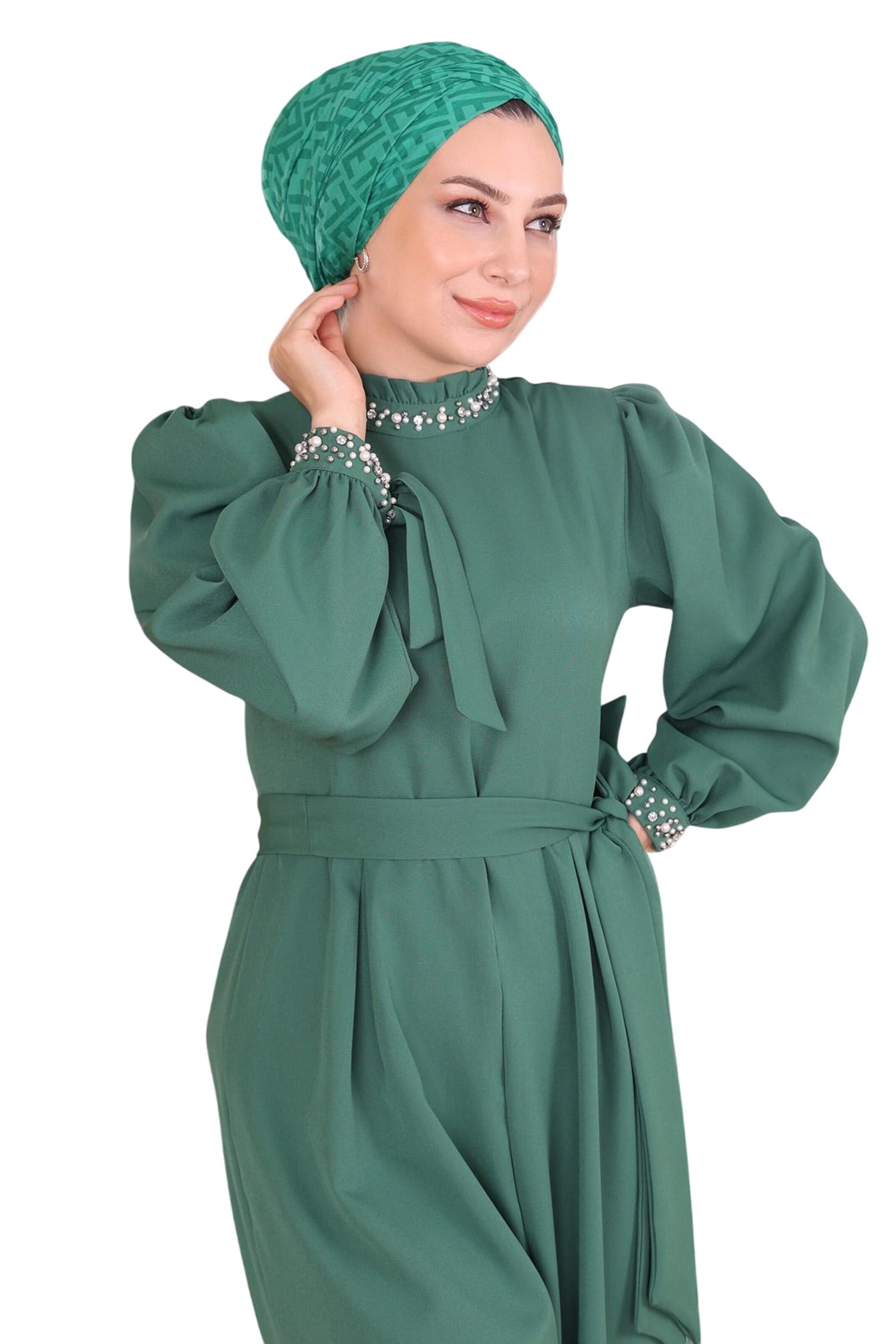 MODAMIHRAM Jumpsuit in Green