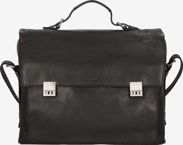 Harold's Document Bag in Black: front